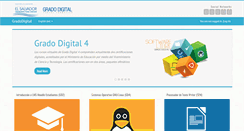 Desktop Screenshot of formal.gradodigital.edu.sv