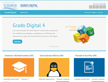 Tablet Screenshot of formal.gradodigital.edu.sv